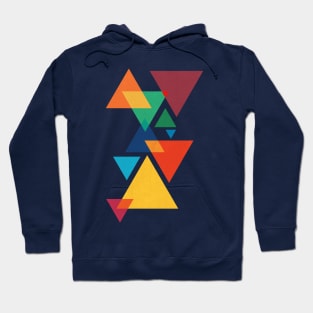 Puzzle game of Abstract Geometric Triangles Hoodie